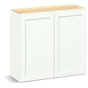 Reliabilt Parkstone II Reliabilt Parkstone II Brilliant White Wall Cabinet, 2 Doors, 33-in x 30-in - 641234 | Lowe's Pro Supply